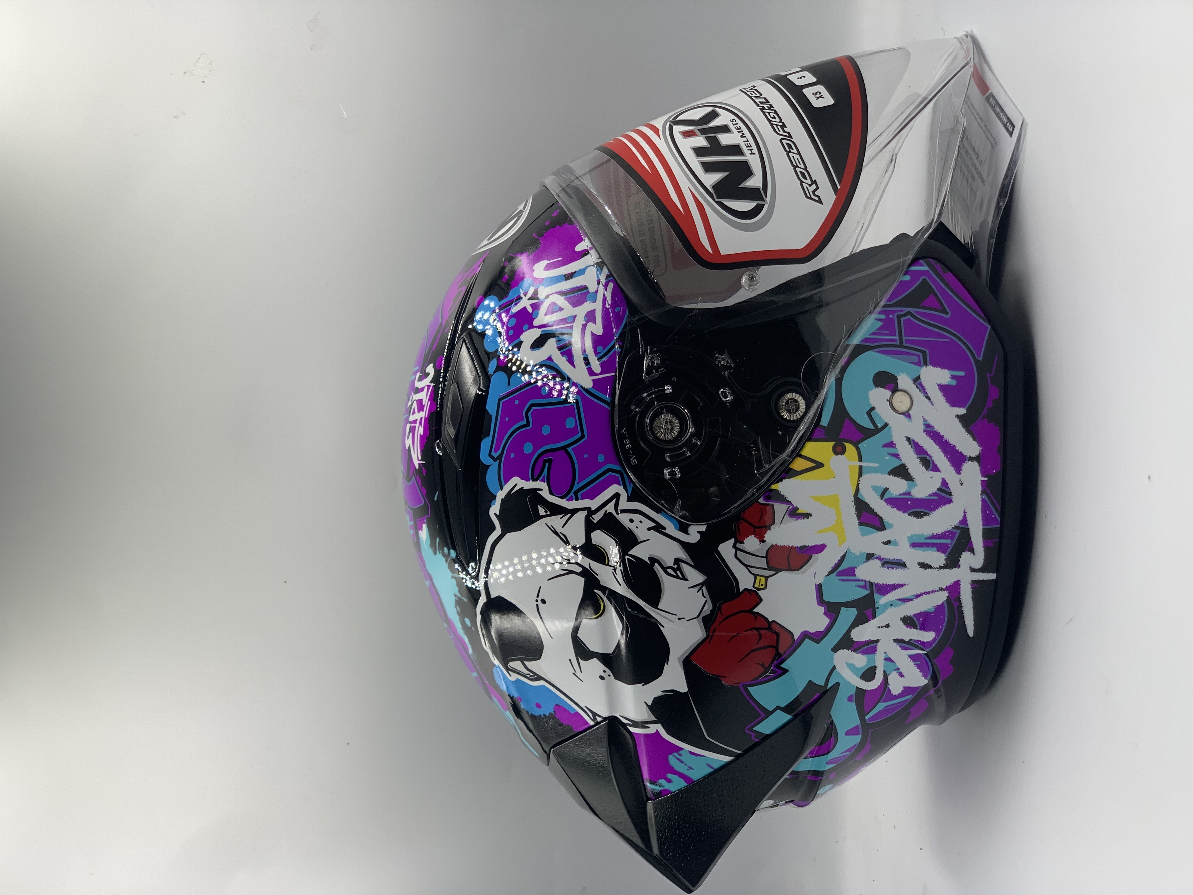 NHK Helmet S1GP S Mural Black/ Tosca Glossy(ECE 22.06)